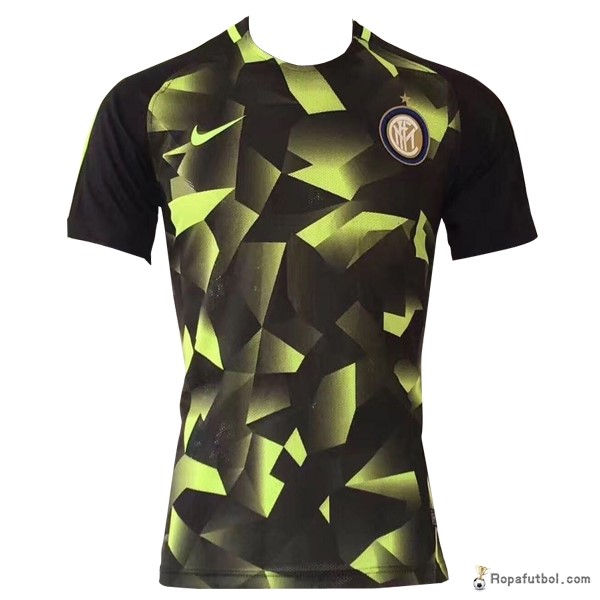 Camiseta Entrenamiento Inter de Milán 2017/18 Negro Verde